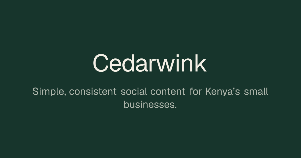 Cedarwink — AI can write your captions in 0.4 seconds and still sound like a robot having a panic…